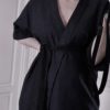 0001 Dress Kimo_Cotton Twill_black-1