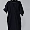 0001 Dress Kimo_Cotton Twill_black-2