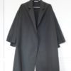 0010 Coat Pockets - Organic Cotton_Charcoal Scarab - 1 front_sleeves down