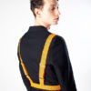 harnais tissé orange porté upcycling mdcdo