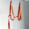 harnais tissé orange upcycling mdcdo