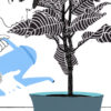portrait A (detail1) of illustrator Toon Delanote