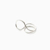 Ring Damona in Silver packshot, Sarah Vankaster Jewelry Flow Collection