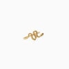 Kaa Earrings in Vermeil, Packshot, Sarah Vankaster Handmade Jewelry, Serpent Collection