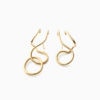 Makara Earrings in Vermeil, packshot, Sarah Vankaster Handmade Jewelry, Flow Collection