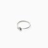 Mini Pepite Ring in Silver, packshot, Sarah Vankaster Handmade Jewelry, Erosion Collection