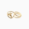 Pepite II Ring in Vermeil, packshot, Sarah Vankaster Handmade Jewelry, Erosion Collection