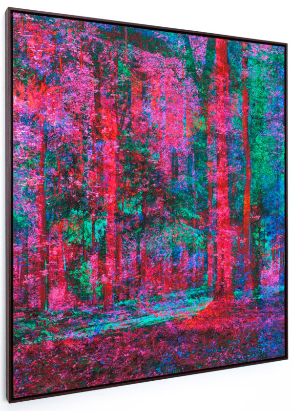 Un conte vert et violet - Tableau par Martin Coiffier